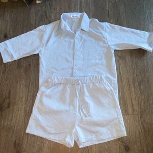 Exarus girls size 10 adorable top and shorts set like new
